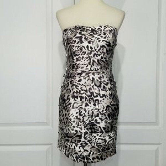 bebe RAEN printed leopard dress - Picture 5 of 5